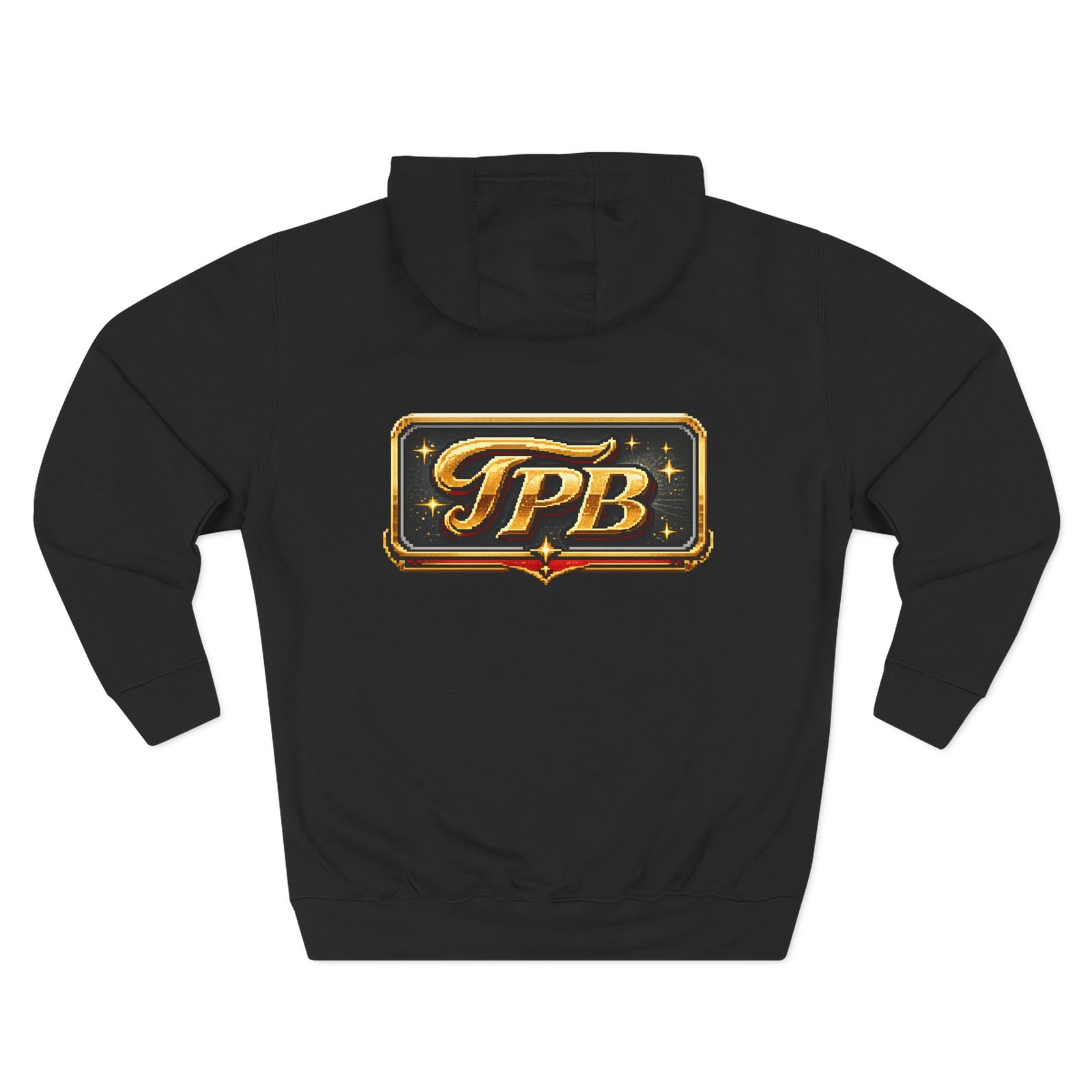 TPB Logo Hoodie, Retro Gold Badge Streetwear