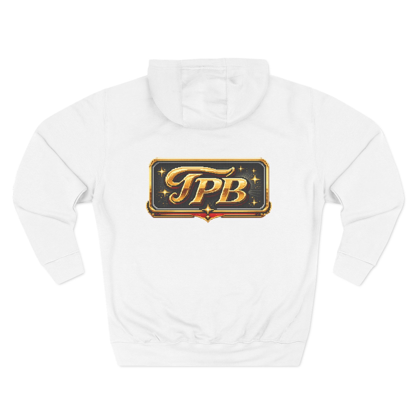 TPB Logo Hoodie, Retro Gold Badge Streetwear - Image 6